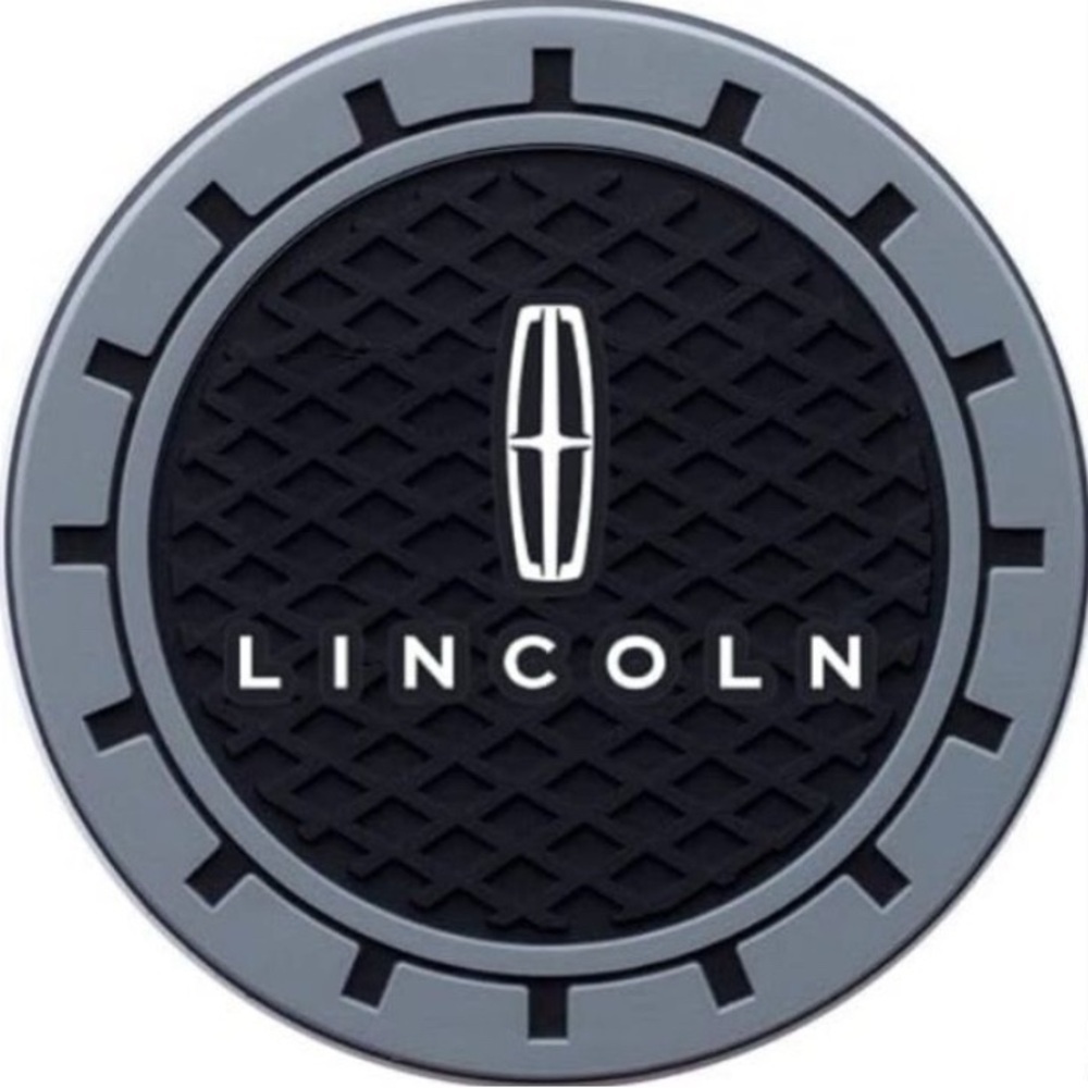 Lincoln Car Silicone Coasters Set of Two